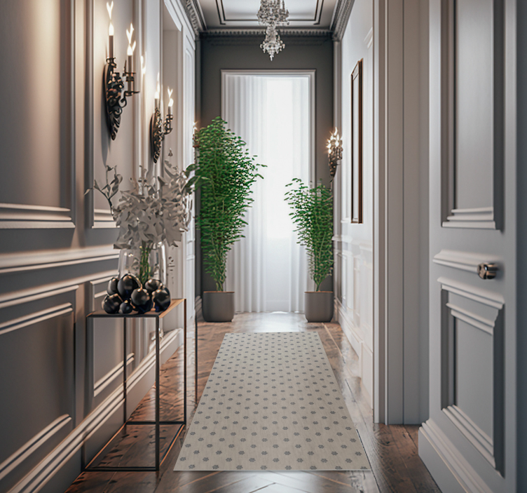 Vinylteppich Blumen kleine Blumenmuster - TenStickers