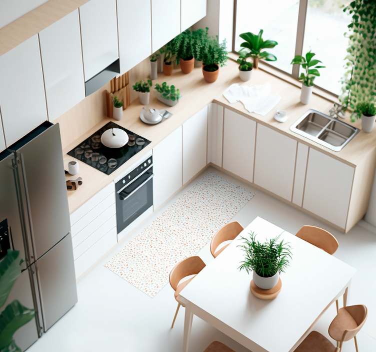 Vinyl teppich küche terrazo-süßigkeiten - TenStickers