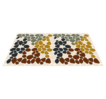 Vinyl Teppich Bad buntes rockthema - TenStickers