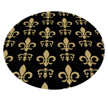 Vinyl Teppich Bad lilie - TenStickers