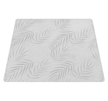 Vinyl Teppich Terrasse dezente palmwedel - TenStickers