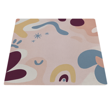 Vinyl Teppich Terrasse abstrakter moderner stoff - TenStickers