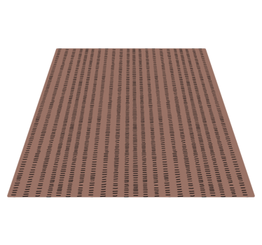 Vinyl Teppich Terrasse strichliniendesign - TenStickers