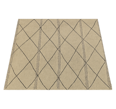 Vinyl Teppich Terrasse marokkanisches diamantdesign - TenStickers