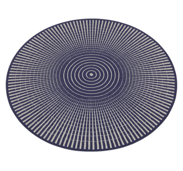 Vinyl Teppich Terrasse gestreiftes konzentrisches design - TenStickers