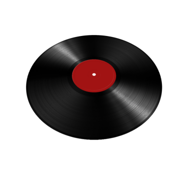 Vinyl Teppich Esszimmer große vinyl-schallplatte - TenStickers