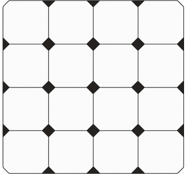 Vinyl Teppich Küche karierter rautendruck - TenStickers