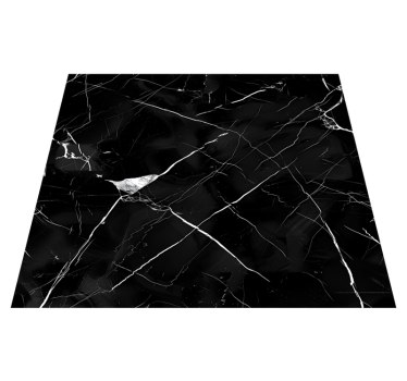 Vinyl teppich esszimmer in schwarzem marmor für tische - TenStickers