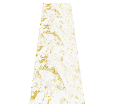Vinyl teppich bad in beige marmor onyx struktur - TenStickers