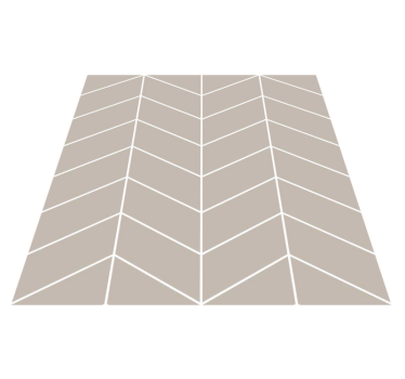 Vinyl teppich küche im skandinavischen stil beige weiß - TenStickers