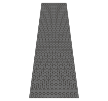 Vinyl teppich büro 3d graue würfel - TenStickers