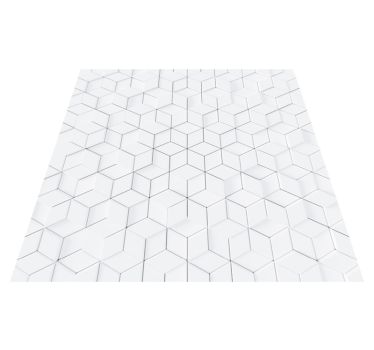 Simpler geometrischer vinylteppich - TenStickers