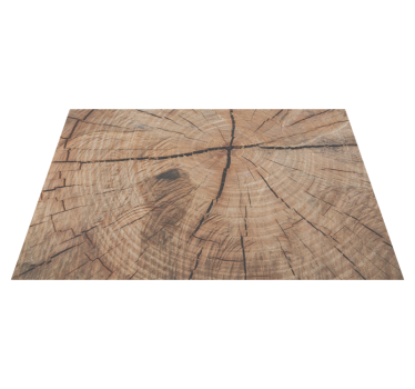 Baumstamm Vinylteppich Holzoptik - TenStickers