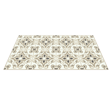 Vinyl Teppich marokkanischer floraler Stil - TenStickers