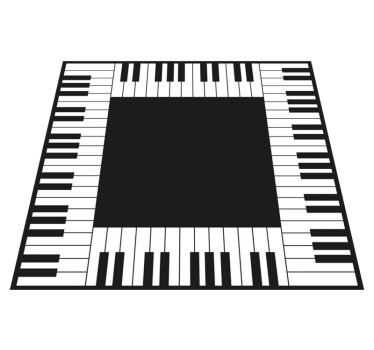Vinyl Teppich Küche Vinyl teppich küche klavier - TenStickers