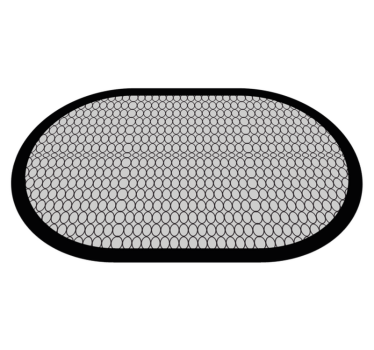 Vinyl Teppich Bad badematte mit wabenmuster - TenStickers