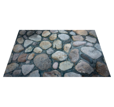 Griechische Steine Vinyl Teppich Bad - TenStickers