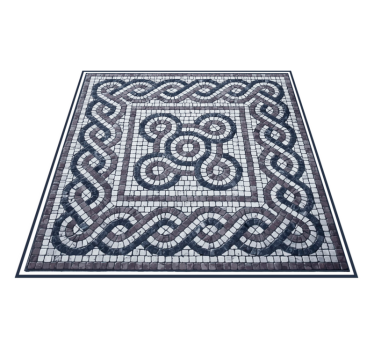 Kieselsteinmosaik Vinyl Teppich Bad - TenStickers