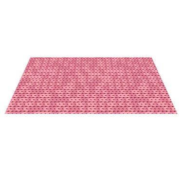 Vinyl Teppich Küche Rosa seile - TenStickers