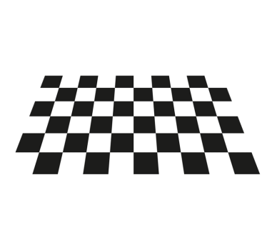 Vinyl teppich küche schachbrett schwarz und weiß - TenStickers
