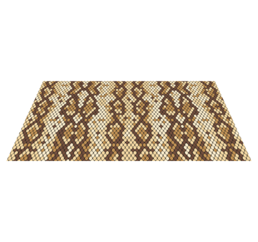 Vinylteppich Holzoptik pixeliges mosaik - TenStickers