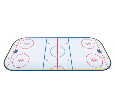 Vinyl Teppich Kinderzimmer spiele Eishockeyplatz - TenStickers