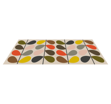 Vinylteppich Wohnzimmer Orla kiely Muster - TenStickers