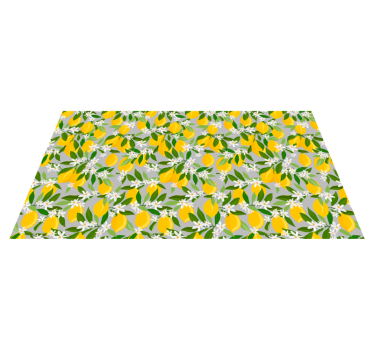 Vinylteppich Blumen Zitronenbaum - TenStickers