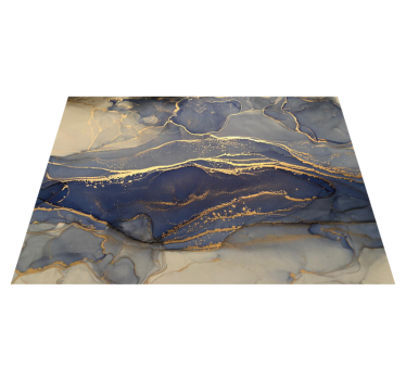Vinyl Teppich Marmor elegante klassische adern - TenStickers