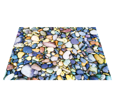 Vinyl Teppich Steinoptik realistisches mosaikdesign - TenStickers