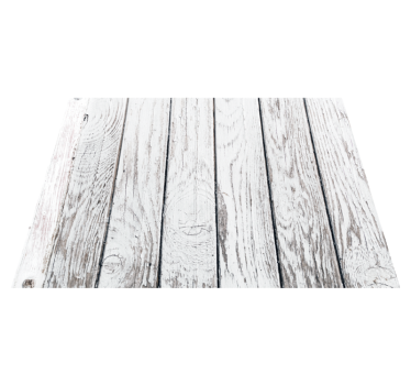 Vinylteppich Holzoptik weiß getünchtes holz - TenStickers