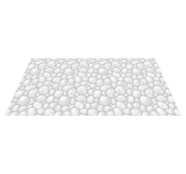 Vinyl Teppich Steinoptik elegante anordnung - TenStickers