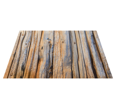 Vinylteppich Holzoptik rustikales blau und grau - TenStickers