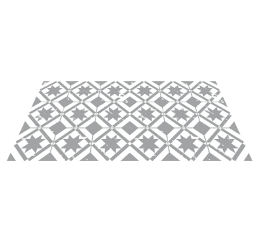 Graue Pantonefliesen Vinyl Teppich Bad - TenStickers