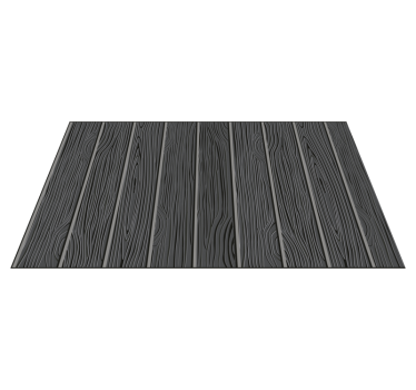 Vinylteppich Holzoptik elegantes dunkles finish - TenStickers