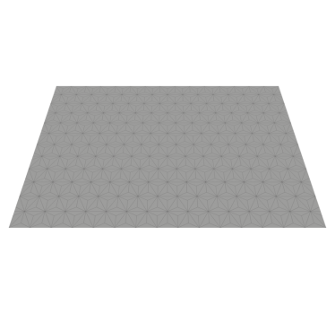 Vinylteppich geometrisch Graue betondreiecke - TenStickers