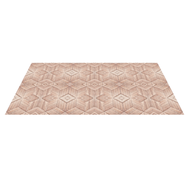 Vinylteppich Holzoptik geometrisches muster - TenStickers