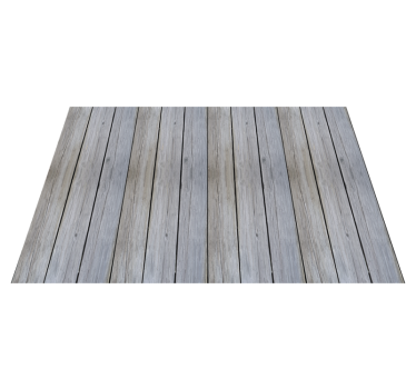 Vinylteppich Holzoptik verwitterte graue bretter - TenStickers