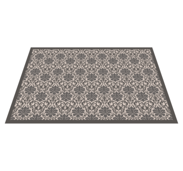 Vinyl Teppich Steinoptik elegantes damastmuster - TenStickers