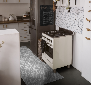 Vinyl Teppich grau Graues portugiesisch - TenStickers