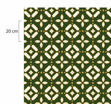 Vinyl Teppich Küche geometrische ornamente - TenStickers