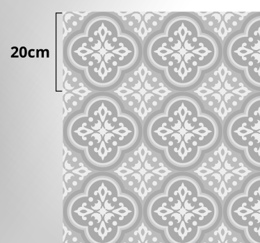 Vinyl Teppich grau Graues portugiesisch - TenStickers