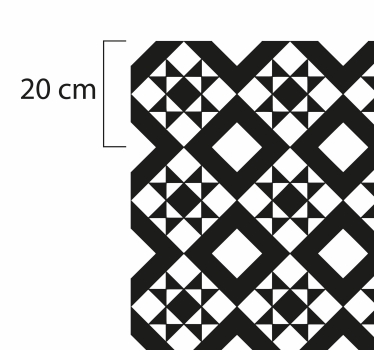 Vinyl Teppich Küche Geometrische Fliesen - TenStickers