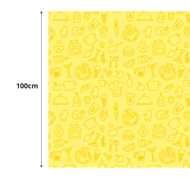 Vinyl Teppich Küche küchenikonographie - TenStickers