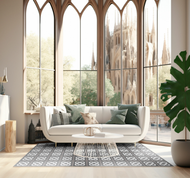 Panot barcelona mosaik Vinyl Teppich  - TenStickers