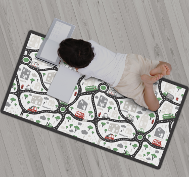 Vinyl Teppich Autobahn stadt spielen straßen - TenStickers