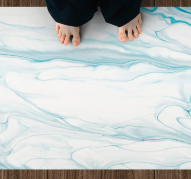 Vinyl Teppich Bad beruhigende aqua-wirbel - TenStickers