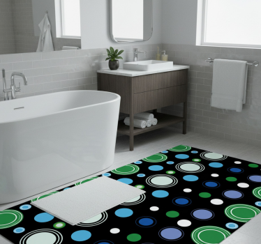 Vinyl teppich bad fliesenaufkleber für das badezimmer - TenStickers