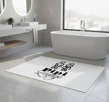 Vinyl teppich bad für die pipi lounge - TenStickers