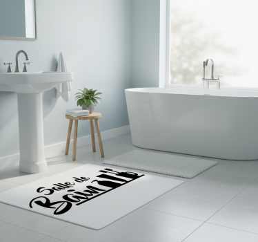 Vinyl teppich bad vinilo salle de bain - TenStickers